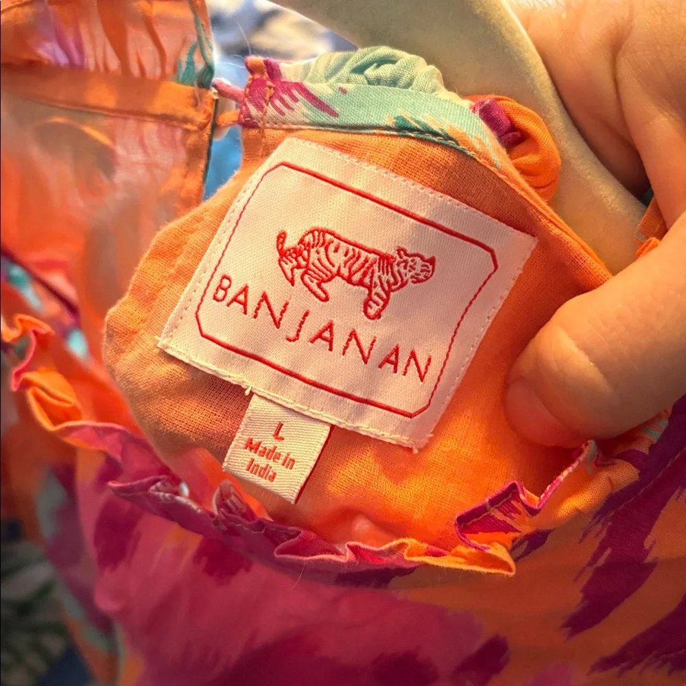 NEW BANJANAN hannah dress in ikat floral spice - Picture 7 of 10